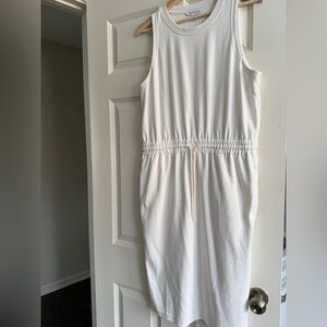 Athleta Cream Midi Dress